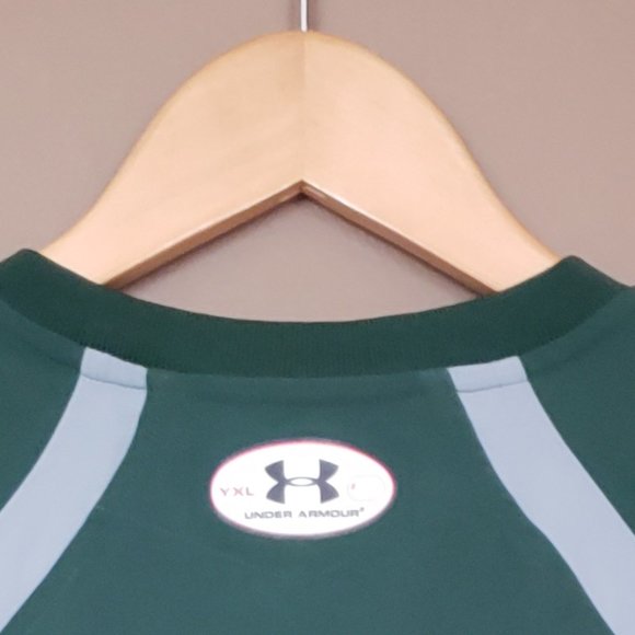Under Armour Youth Size XL Green and Gray - NWOT - Picture 5 of 6